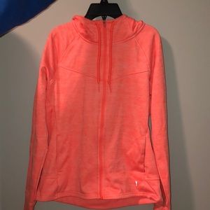 Neon coral jacket